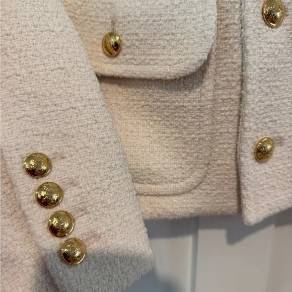 Nili Lotan Cream Paloma Jacket - Picture 3 of 5